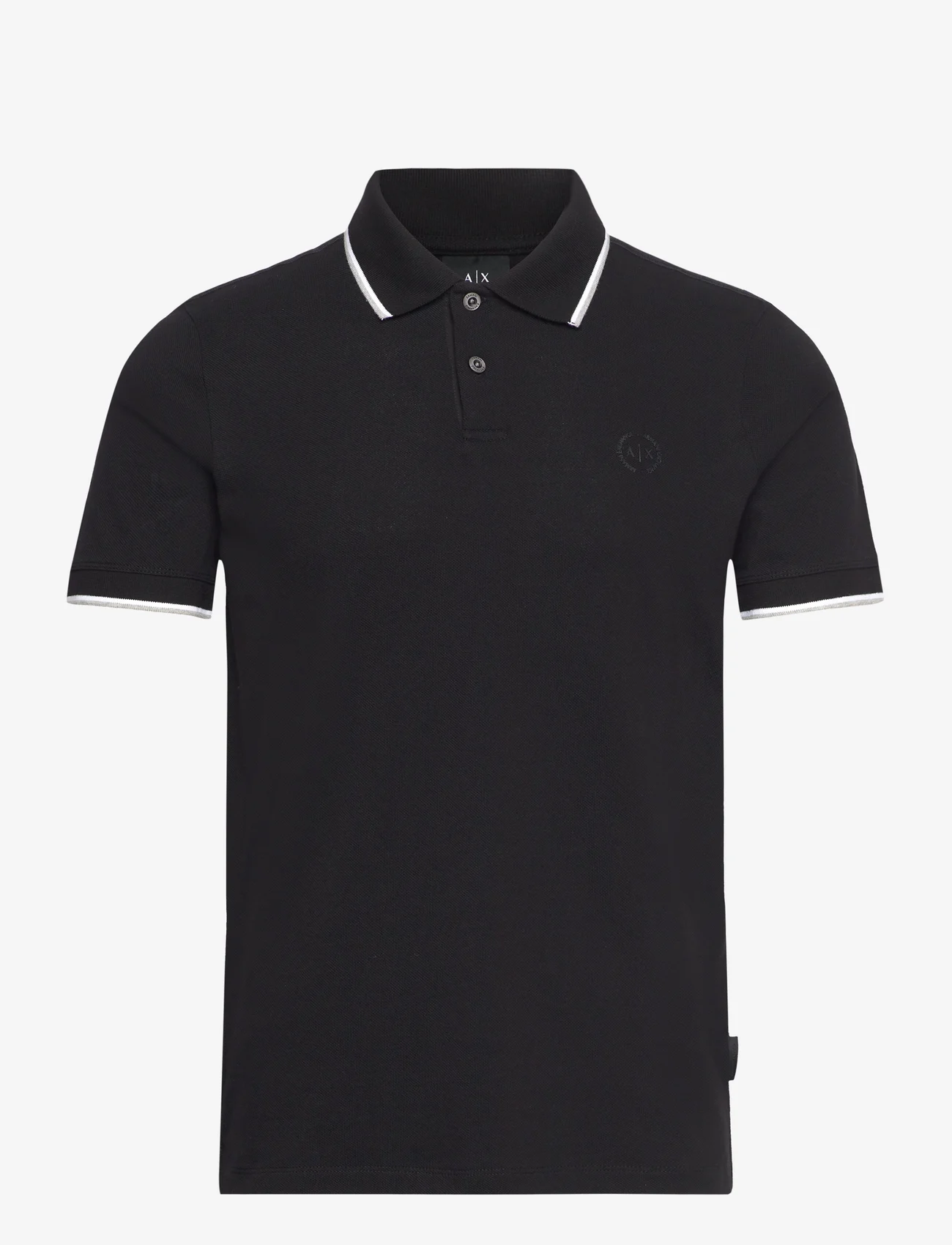 Armani Exchange - POLO - polo marškinėliai trumpomis rankovėmis - 1200-black - 0