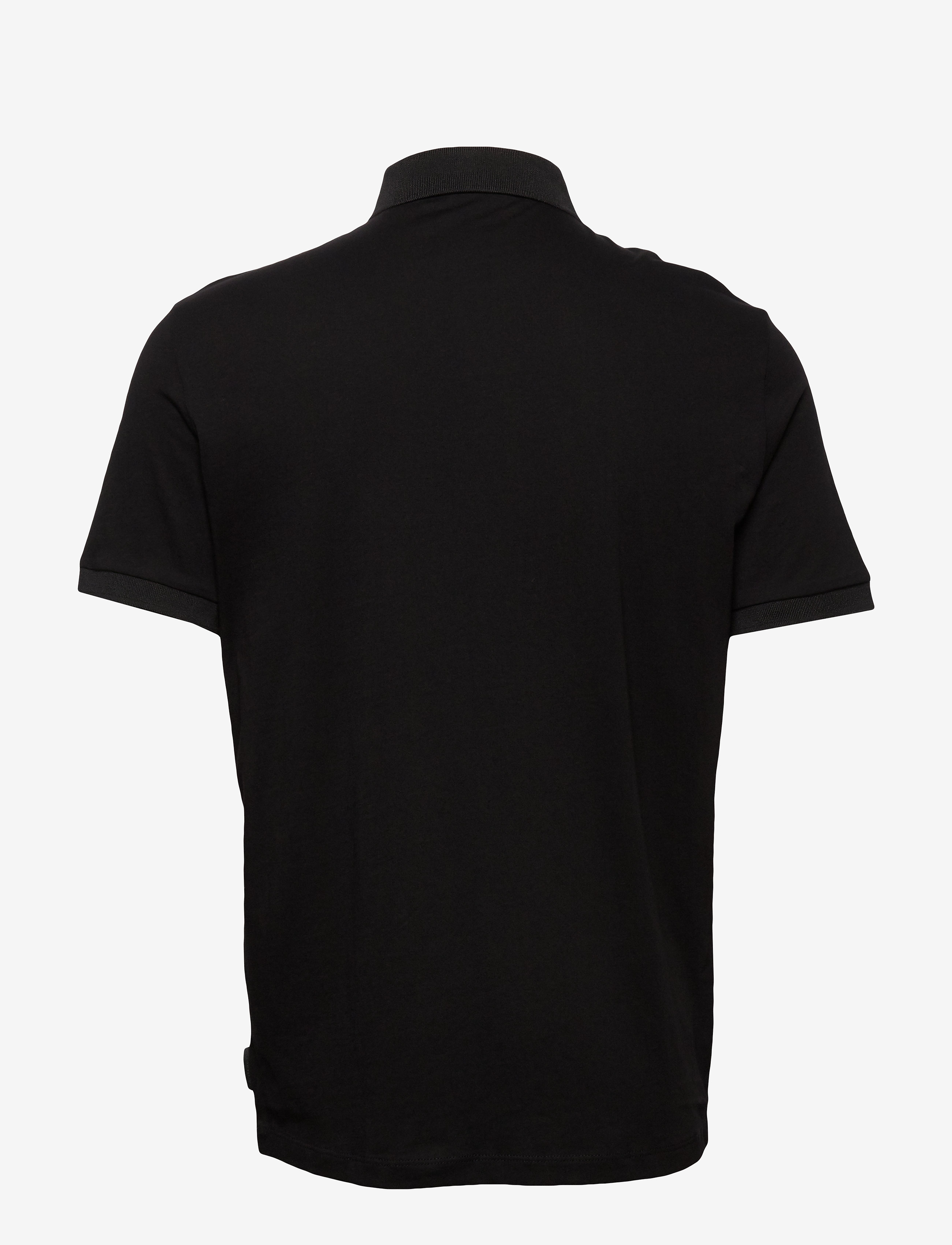 Armani Exchange - POLO SHIRT - kortærmede poloer - black - 1