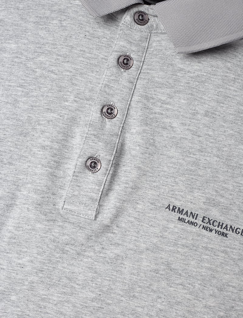 Armani Exchange - POLO SHIRT - kortärmade pikéer - bros bc06 alloy htr - 2