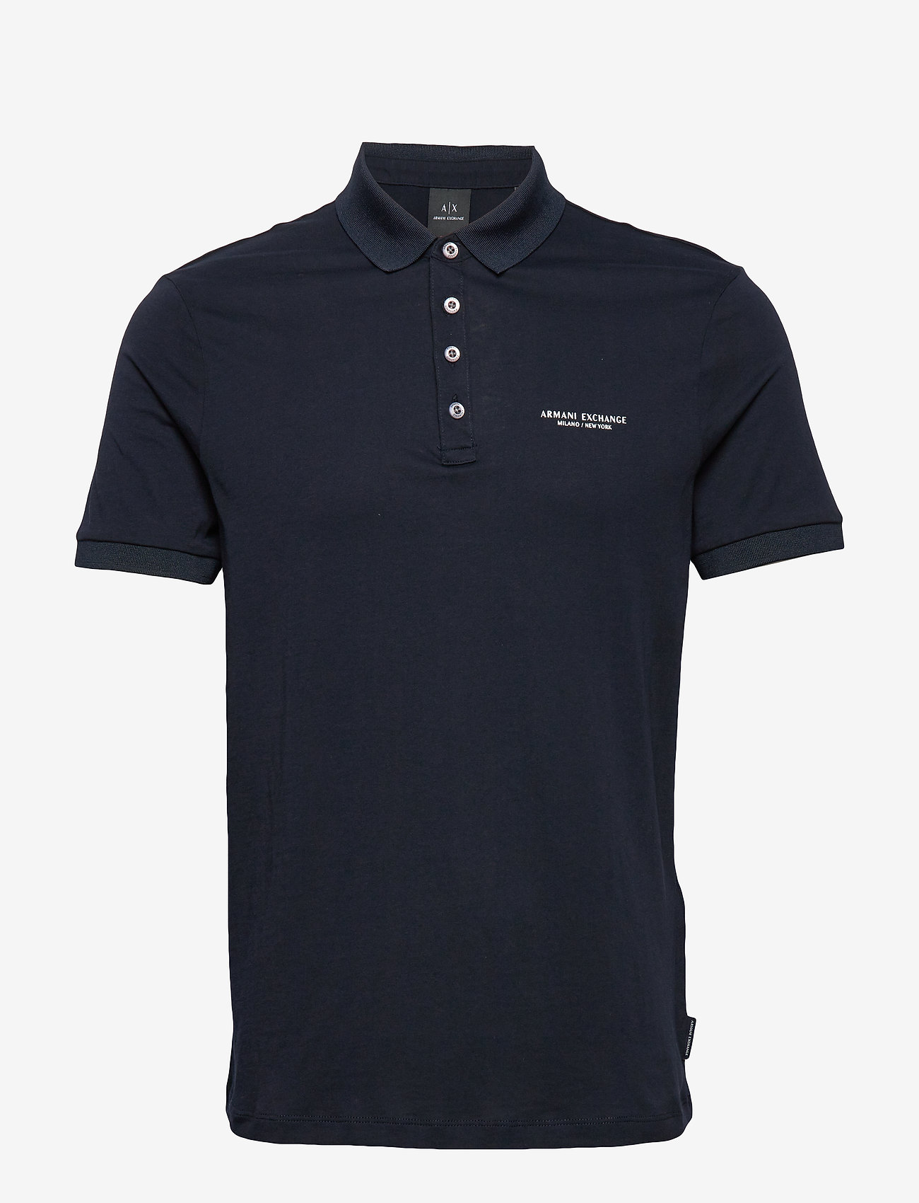 Armani Exchange - POLO SHIRT - kortærmede poloer - navy - 0