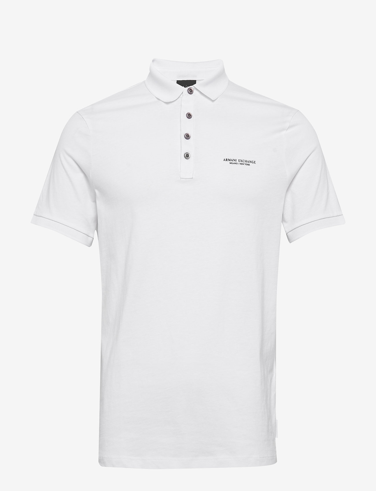 Armani Exchange - POLO SHIRT - kortärmade pikéer - white - 0
