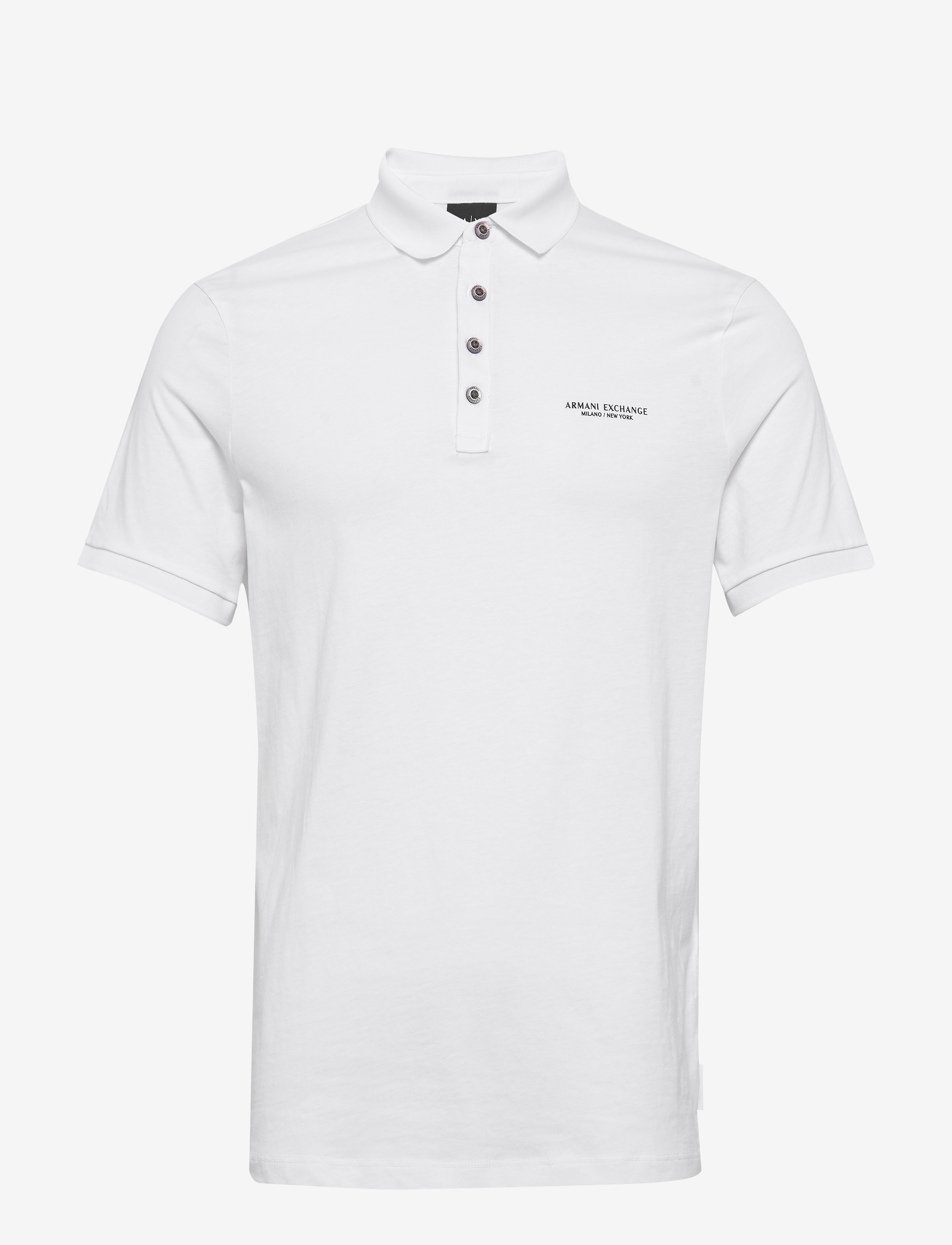 Armani Exchange POLO SHIRT - Kleidung - WHITE / white