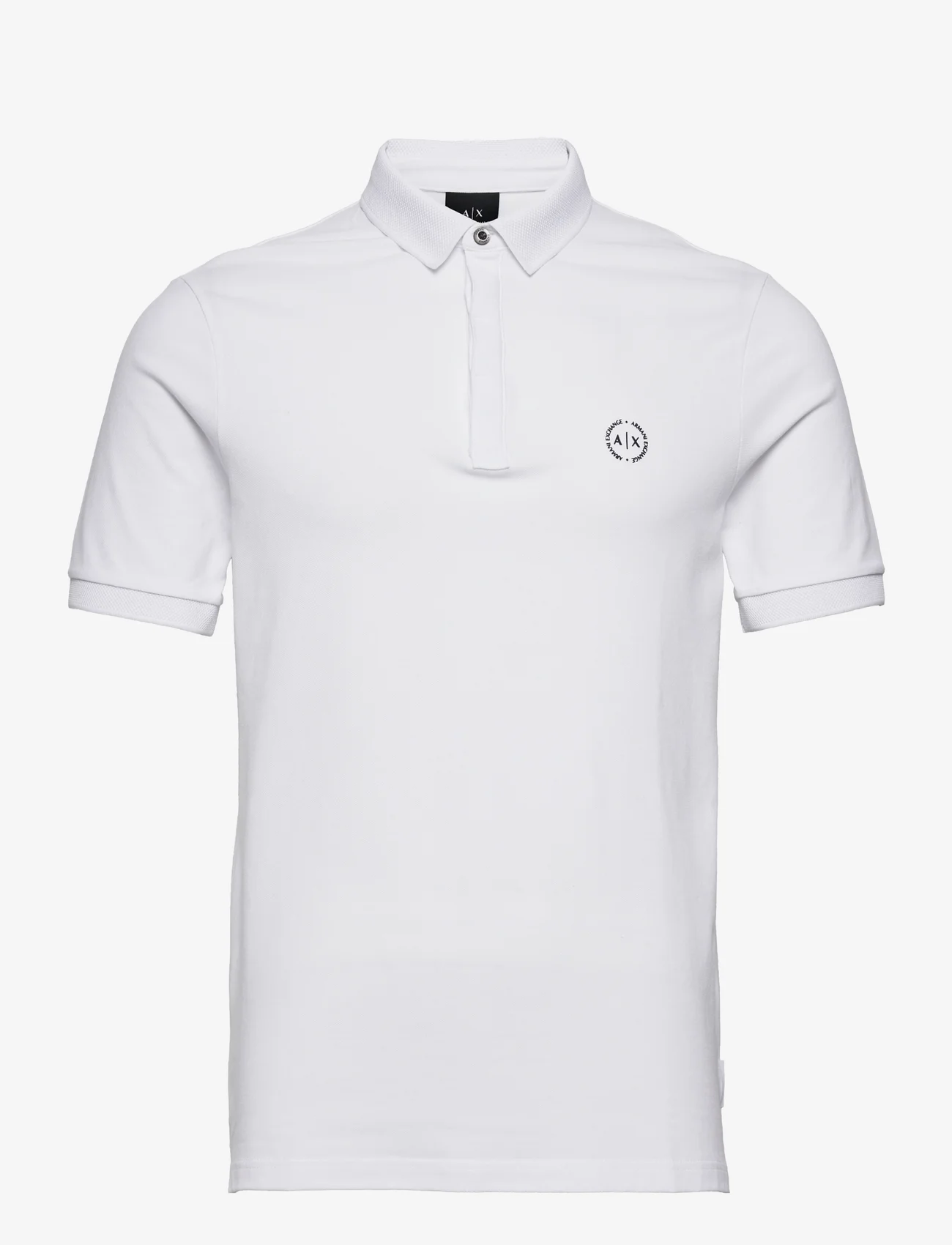 Armani Exchange - POLO - polo marškinėliai trumpomis rankovėmis - white - 0