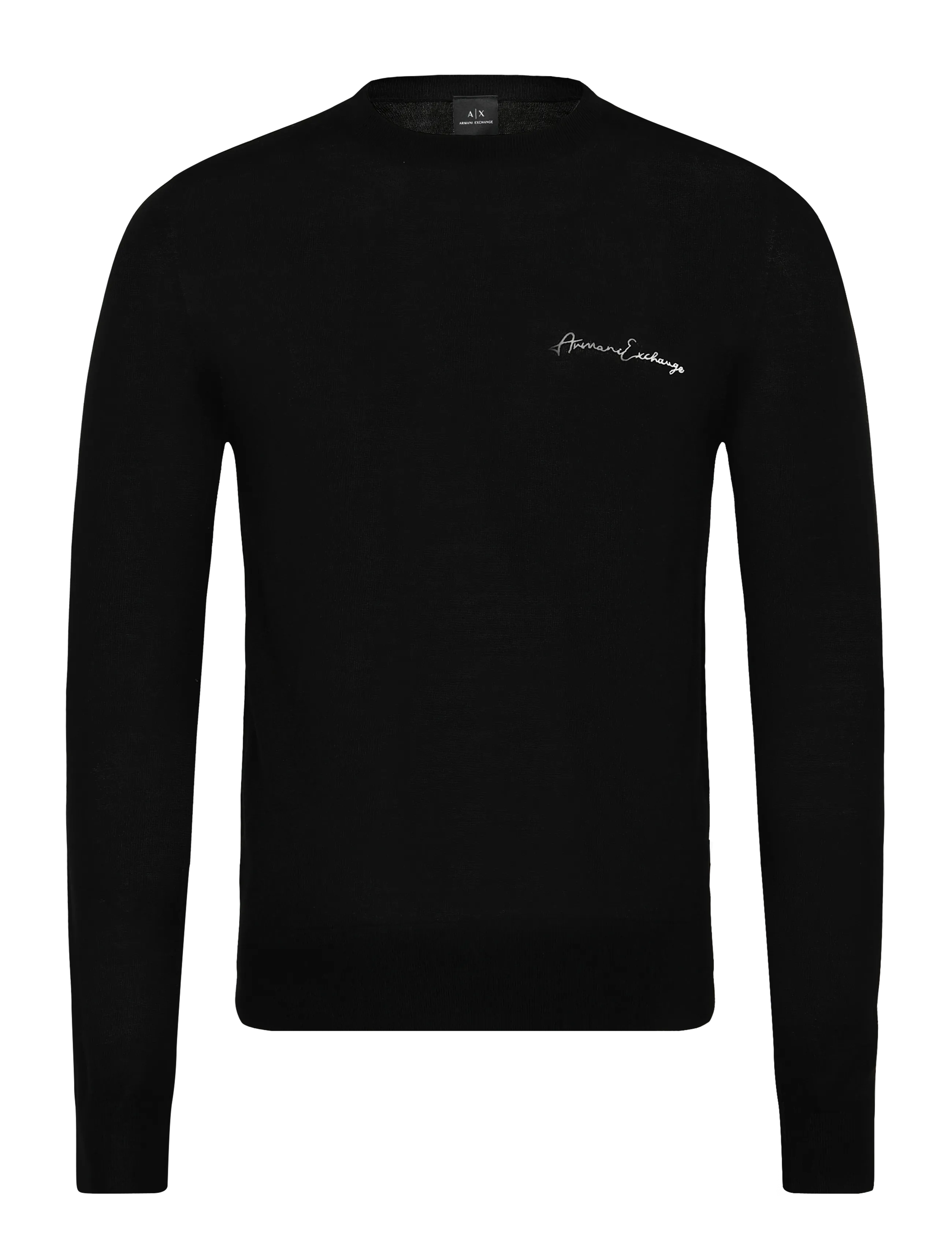 Armani Exchange PULLOVER - Rund hals - BLACK / black