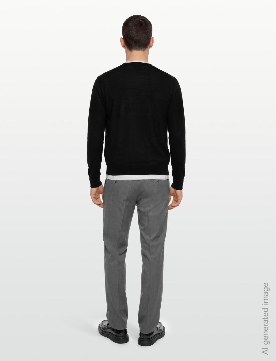 Armani Exchange - PULLOVER - rundhals - black - 4
