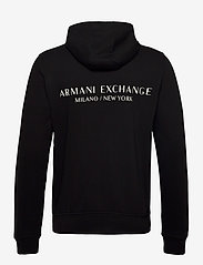 Armani Exchange - SWEATSHIRTS - hettupeysur - black - 1