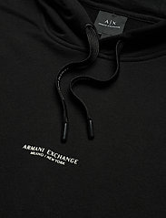 Armani Exchange - SWEATSHIRTS - hettupeysur - black - 2