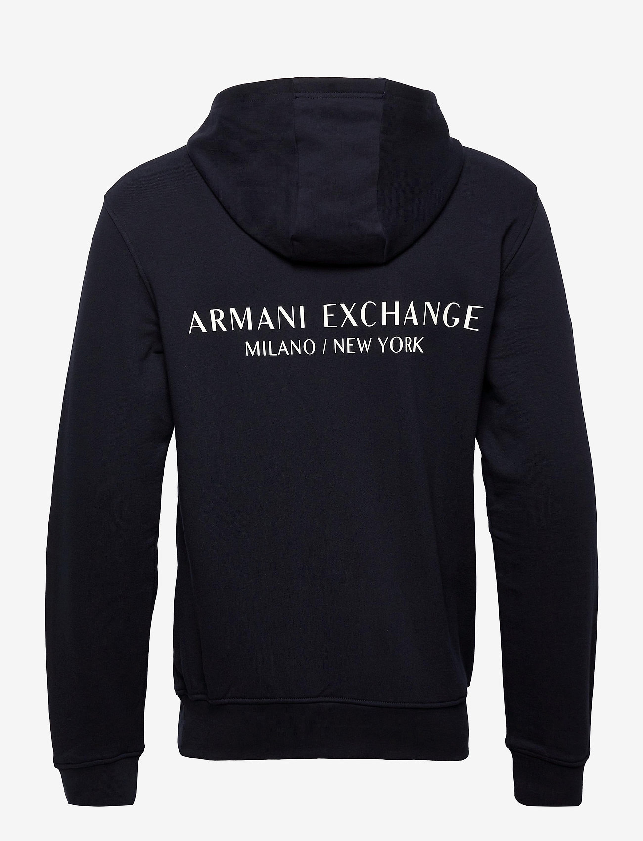 Armani Exchange - SWEATSHIRTS - hoodies - navy - 1