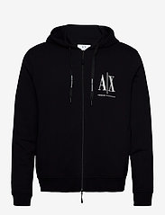 Armani Exchange - SWEATSHIRT - džemperiai su gobtuvu - black - 0