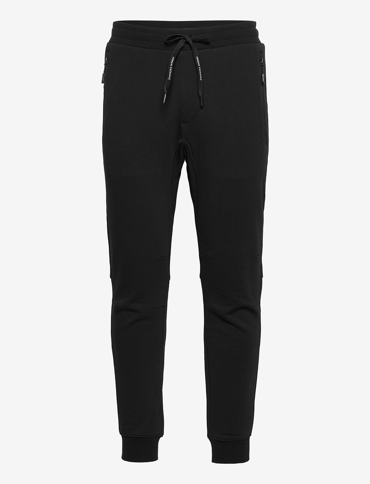 Armani Exchange - TROUSERS - spodnie dresowe - black - 0