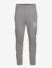 Armani Exchange - TROUSERS - sweatpants & joggingbukser - bc09 grey - 0