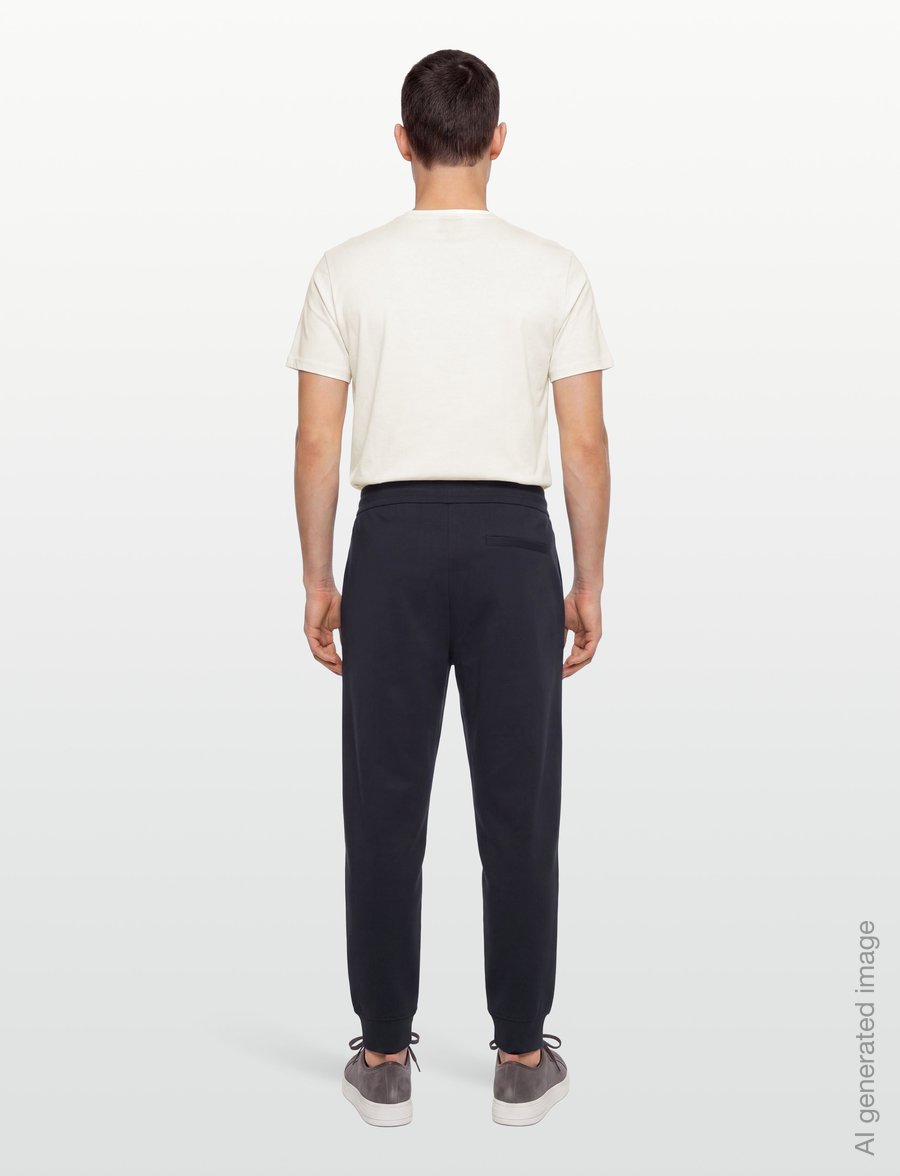 Armani Exchange - TROUSER - joggingbyxor - navy - 4