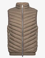 DOWN VEST - 6717-CROCODILE/BLACK