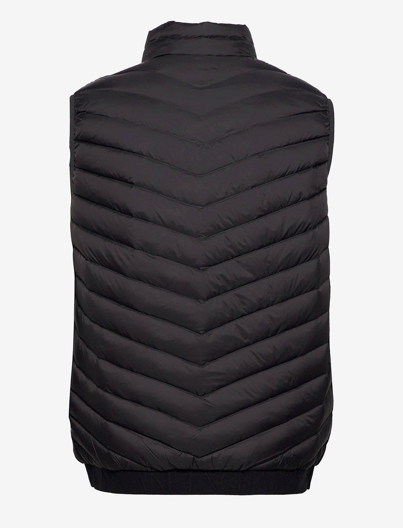 Armani Exchange - DOWN VEST - forårsjakker - black/melange grey b - 1