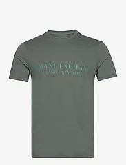 Armani Exchange - T-SHIRT - kortermede t-skjorter - 1888-balsam green - 0