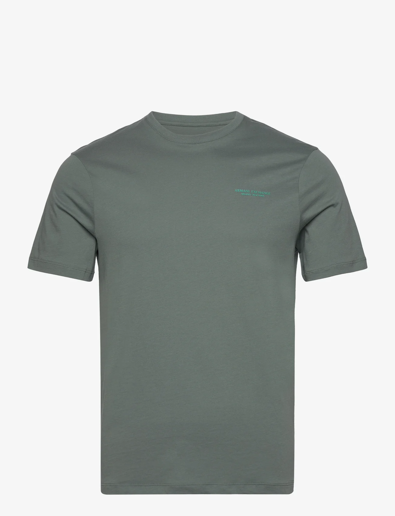 Armani Exchange - T-SHIRT - laisvalaikio marškinėliai - 1888-balsam green - 0