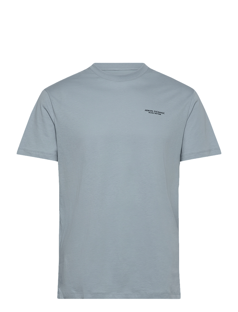 Armani Exchange - T-SHIRT - kortærmede t-shirts - ashley blue - 0
