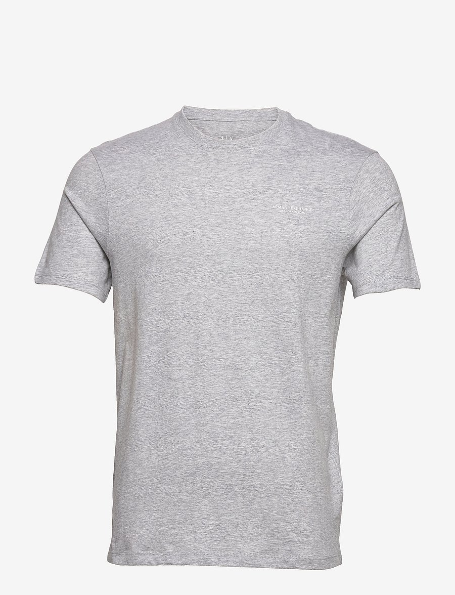 Armani Exchange - T-SHIRT - kurzärmelig - b09b htr grey - 0