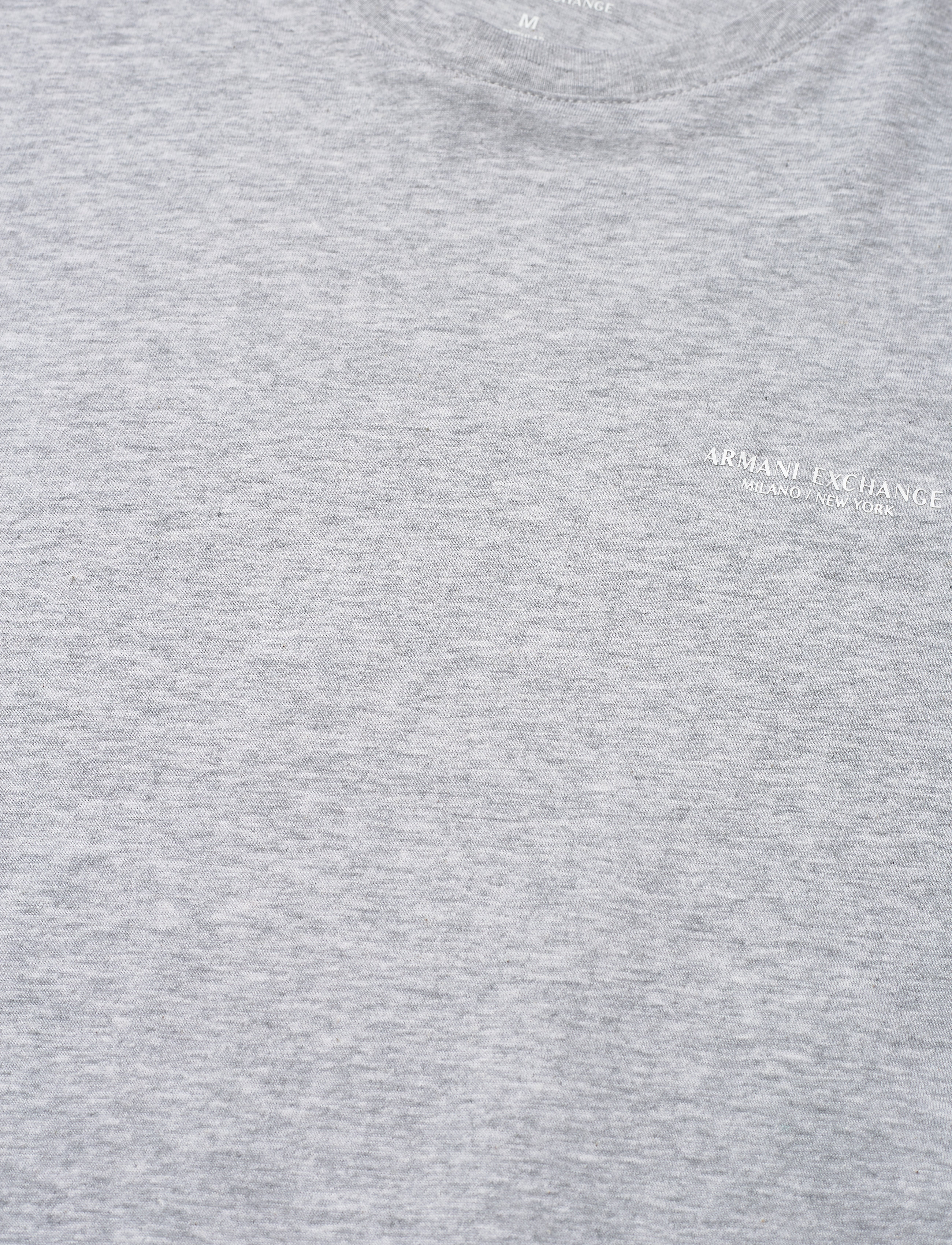 Armani Exchange - T-SHIRT - kortärmade t-shirts - b09b htr grey - 2
