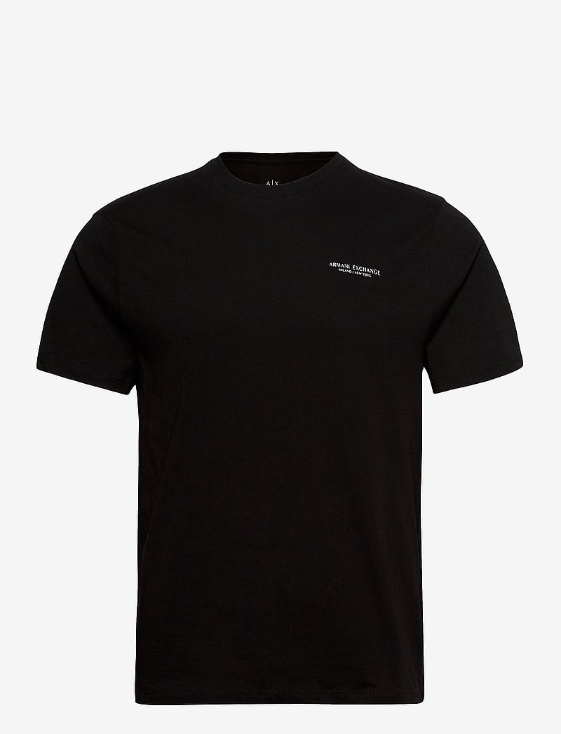 Armani Exchange - T-SHIRT - kurzärmelig - black - 0