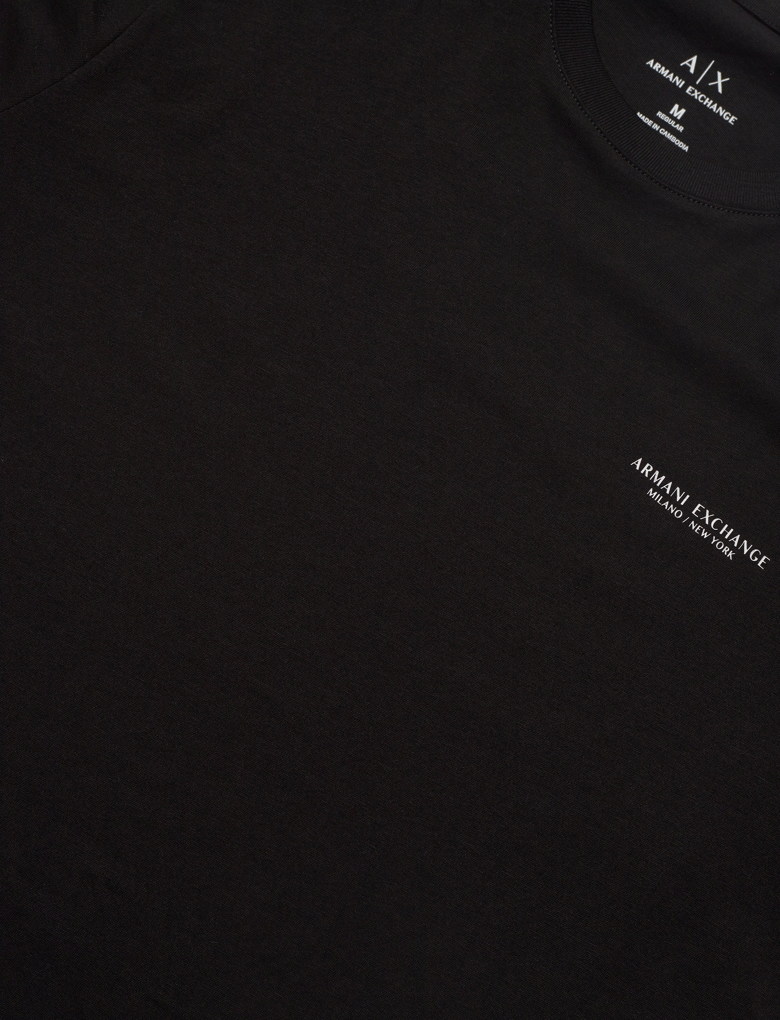 Armani Exchange - T-SHIRT - kurzärmelig - black - 2