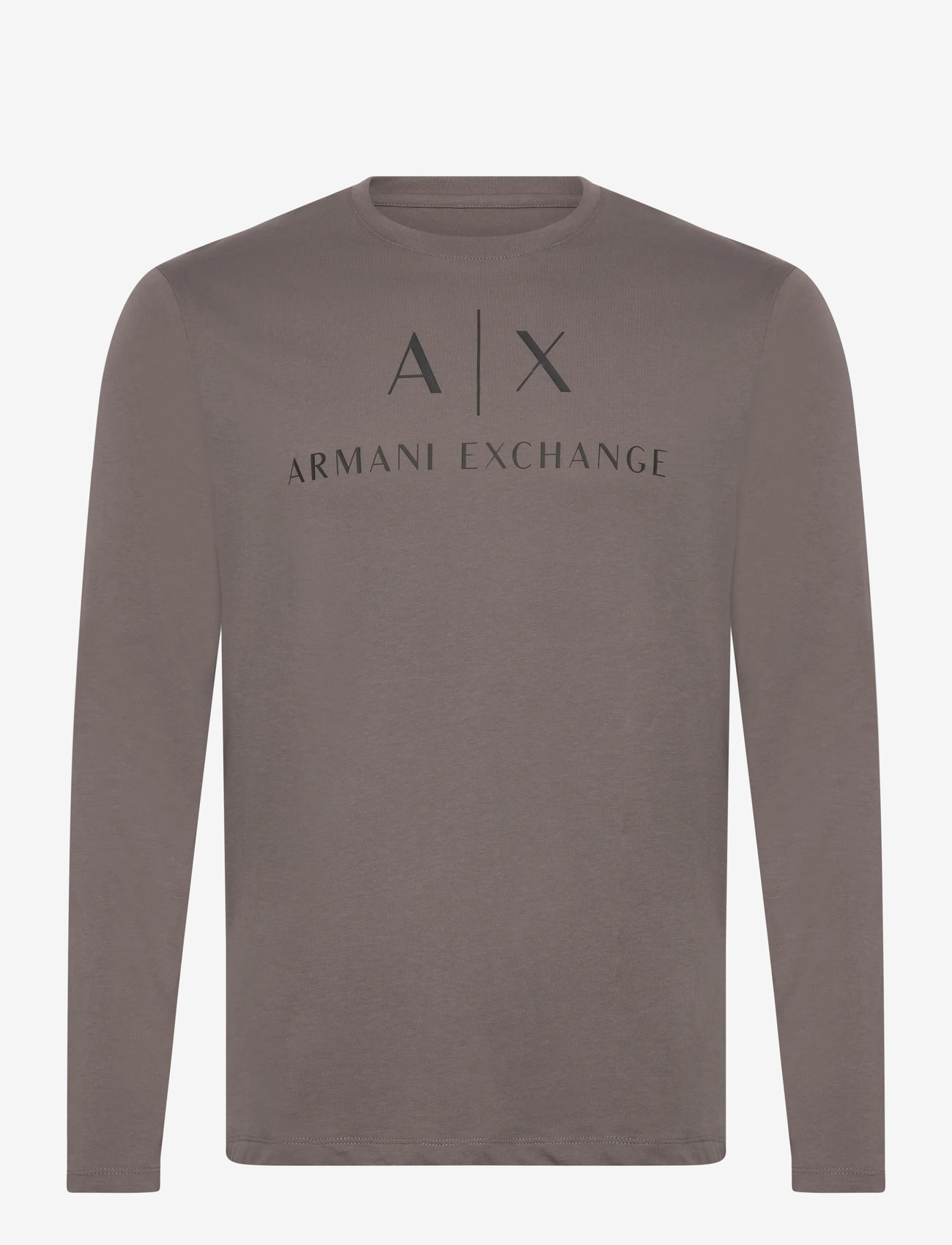 Armani Exchange - T-SHIRT - langærmede t-shirts - dark gull gray - 0