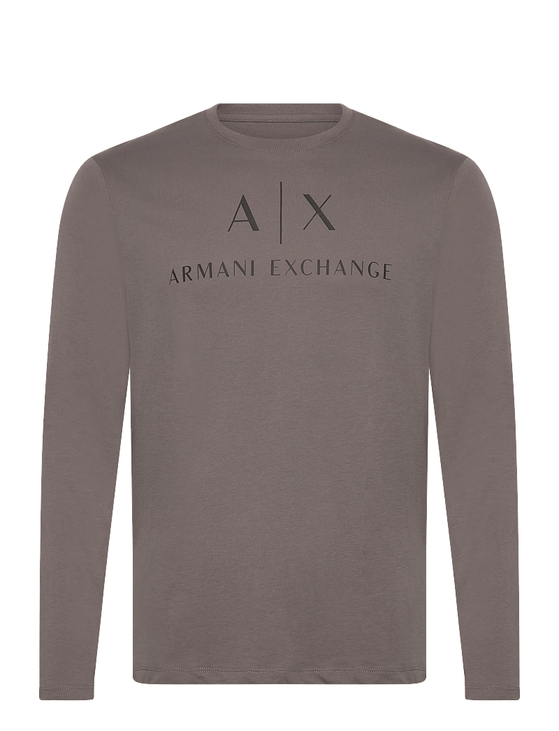 Armani Exchange - T-SHIRT - långärmade t-shirts - dark gull gray - 0