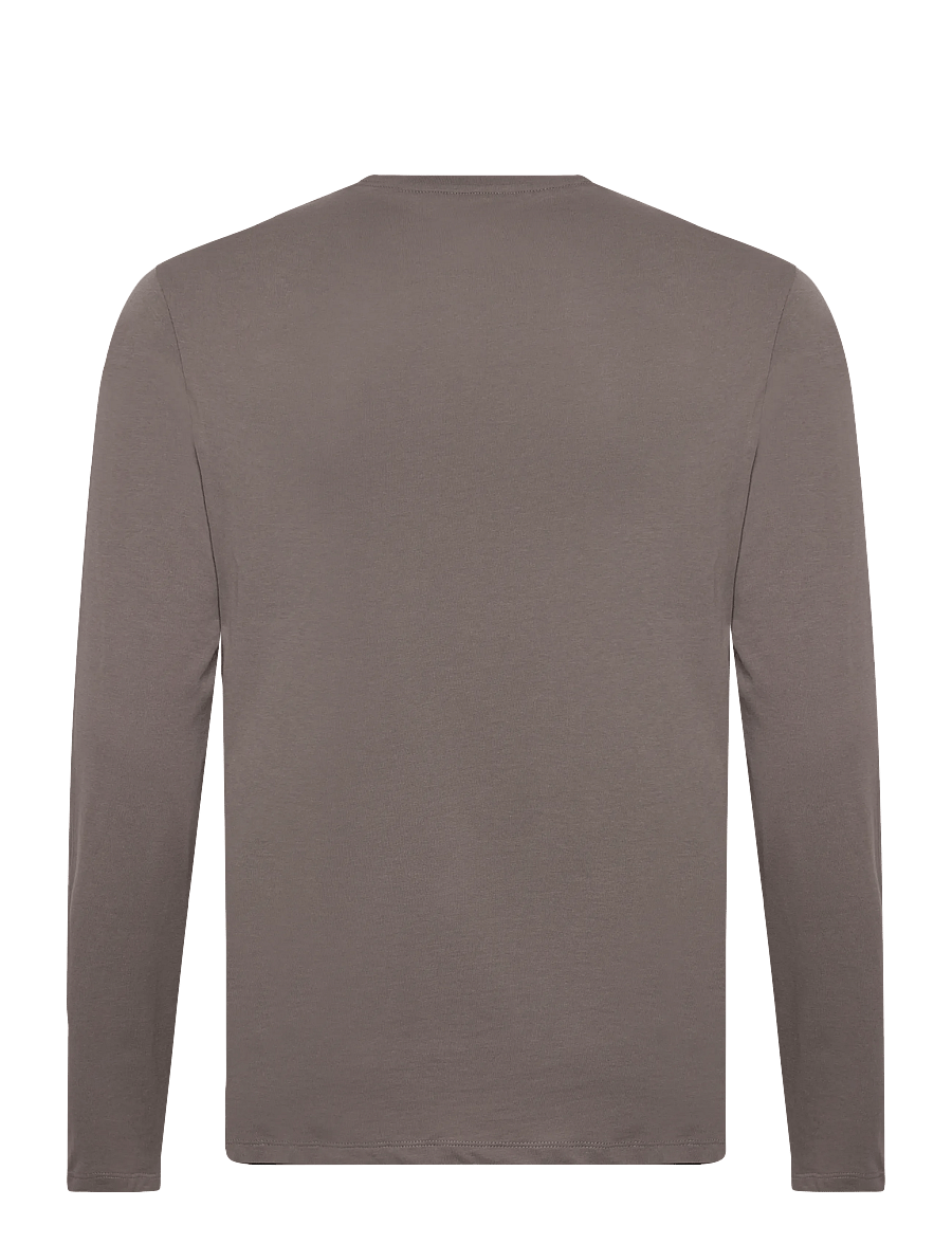 Armani Exchange - T-SHIRT - długi rękaw - dark gull gray - 1
