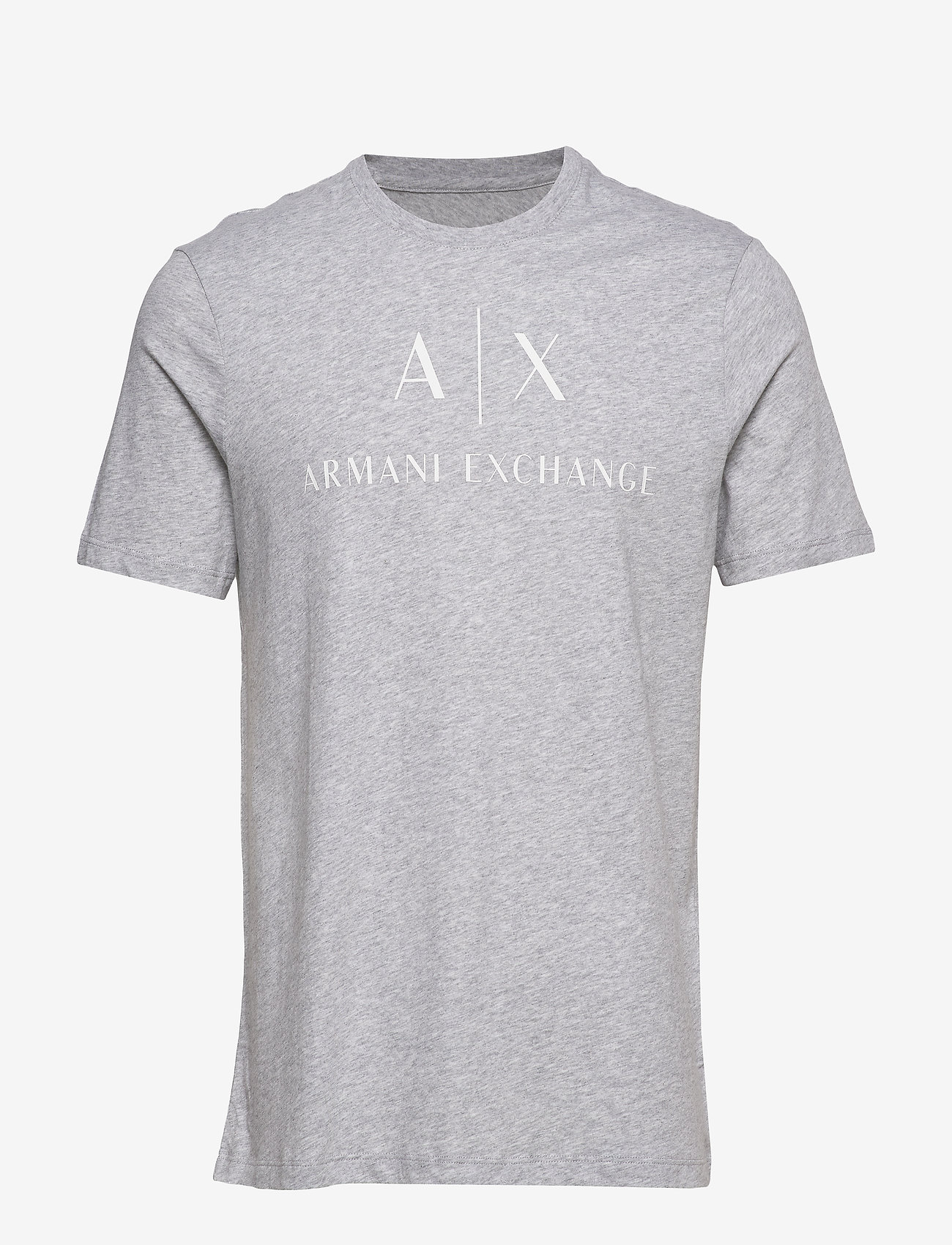 Armani Exchange - T-SHIRT - short-sleeved t-shirts - b09b heather grey - 0