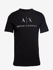 Armani Exchange - T-SHIRT - najniższe ceny - black - 0
