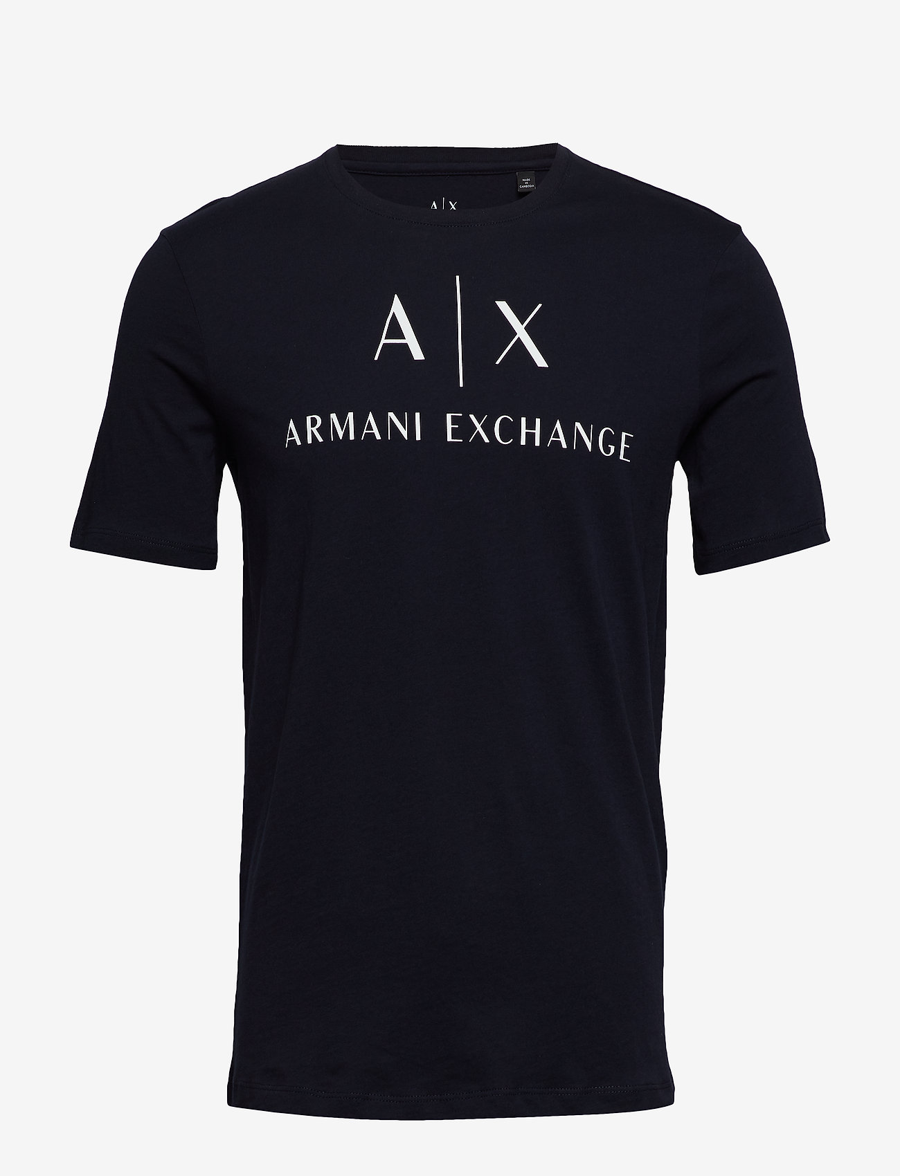 Armani Exchange - T-SHIRT - kortärmade t-shirts - navy - 0