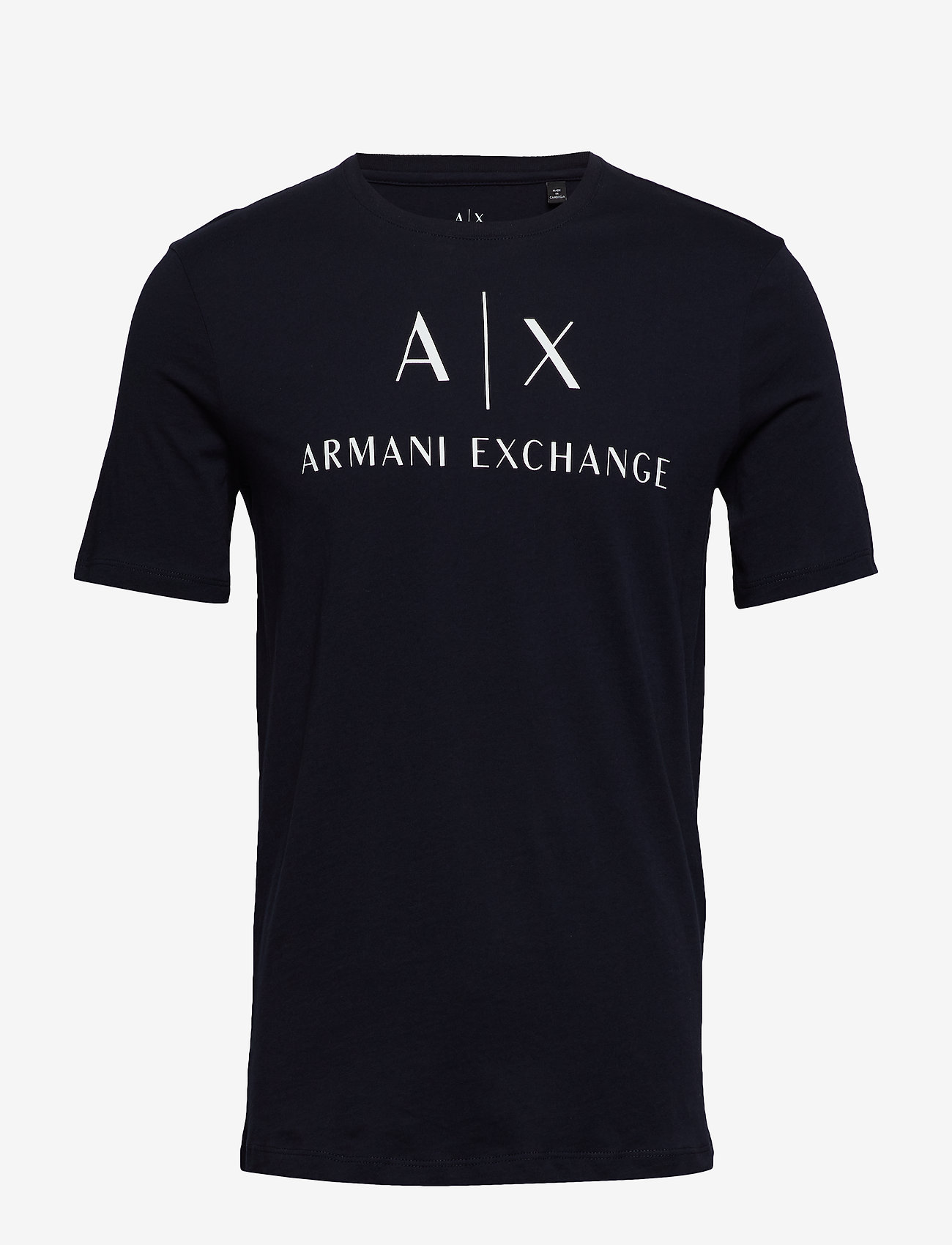 Armani Exchange - T-SHIRT - najniższe ceny - navy - 0