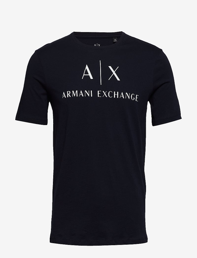Armani Exchange - T-SHIRT - kortärmade t-shirts - navy - 0
