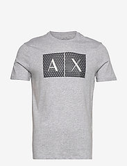 Armani Exchange - T-SHIRT - kortermede t-skjorter - b09b htr grey - 0