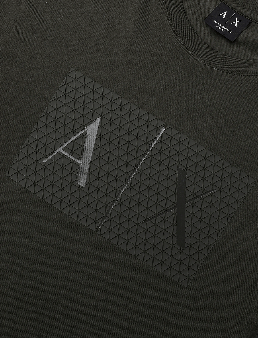 Armani Exchange - T-SHIRT - kortærmede t-shirts - peat - 5