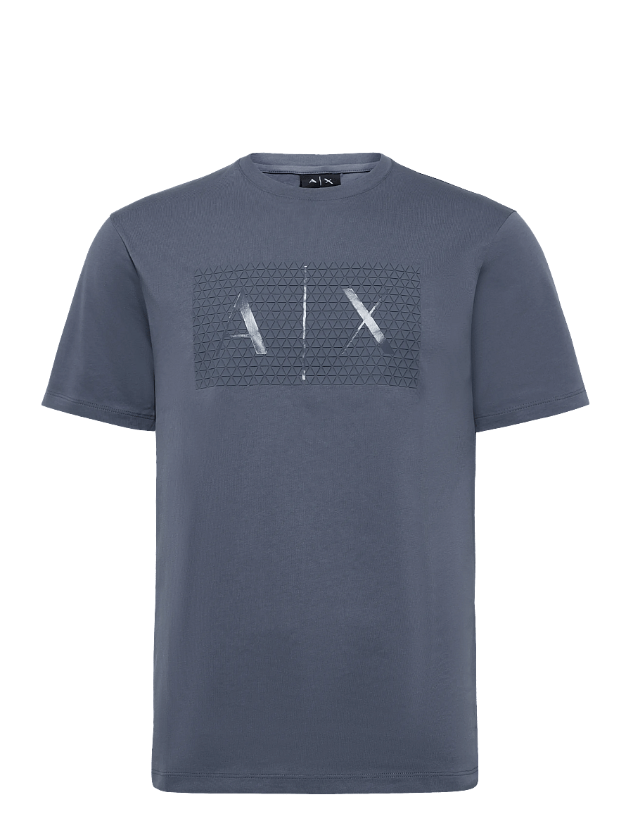 Armani Exchange - T-SHIRT - kortærmede t-shirts - vintage indigo - 0