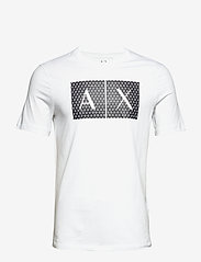 Armani Exchange - T-SHIRT - kortermede t-skjorter - white - 0