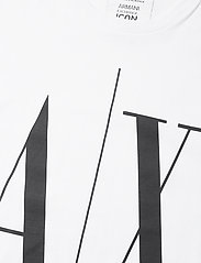 Armani Exchange - T-SHIRT - t-krekli ar īsām piedurknēm - white w/black print - 2