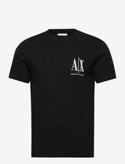 Armani Exchange - T-SHIRT - laisvalaikio marškinėliai - black - 0