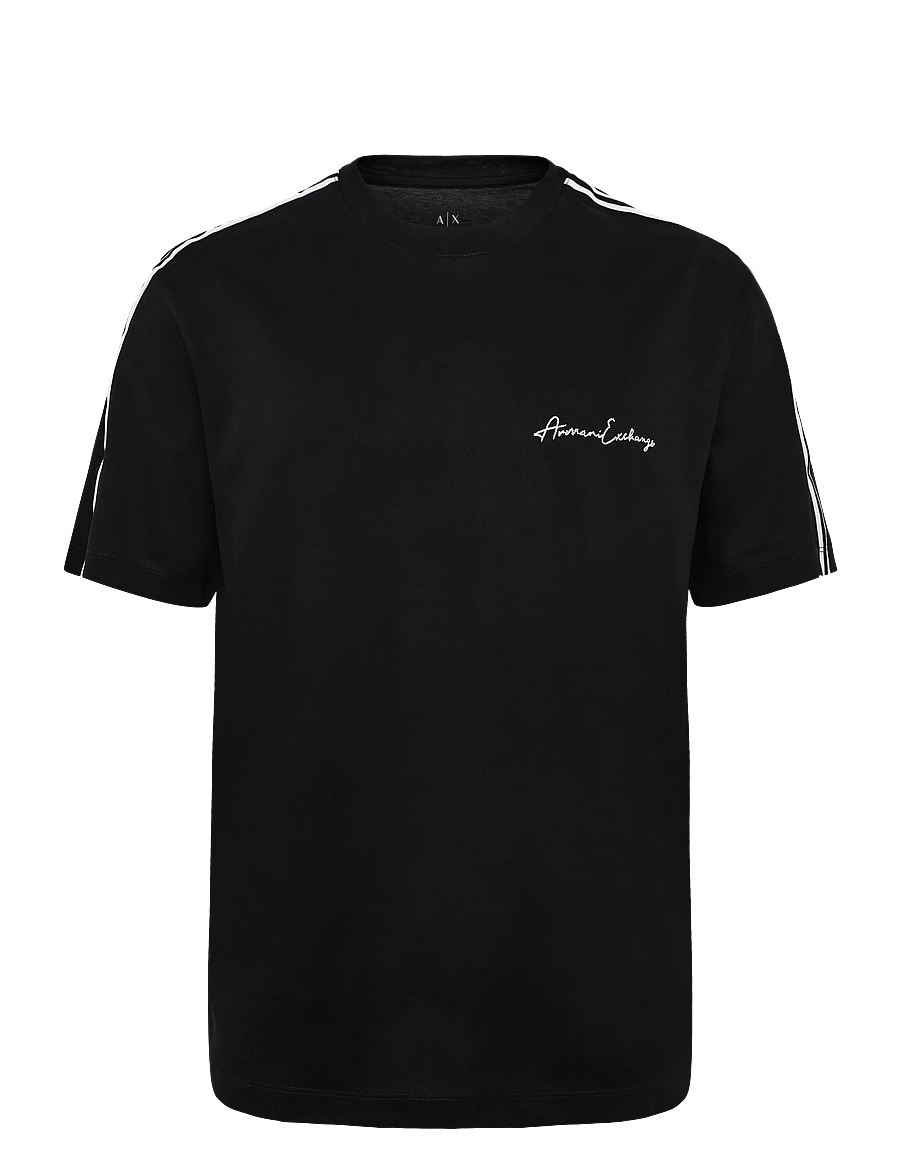 Armani Exchange - T-SHIRT - kurzärmelige t-shirts - black - 1
