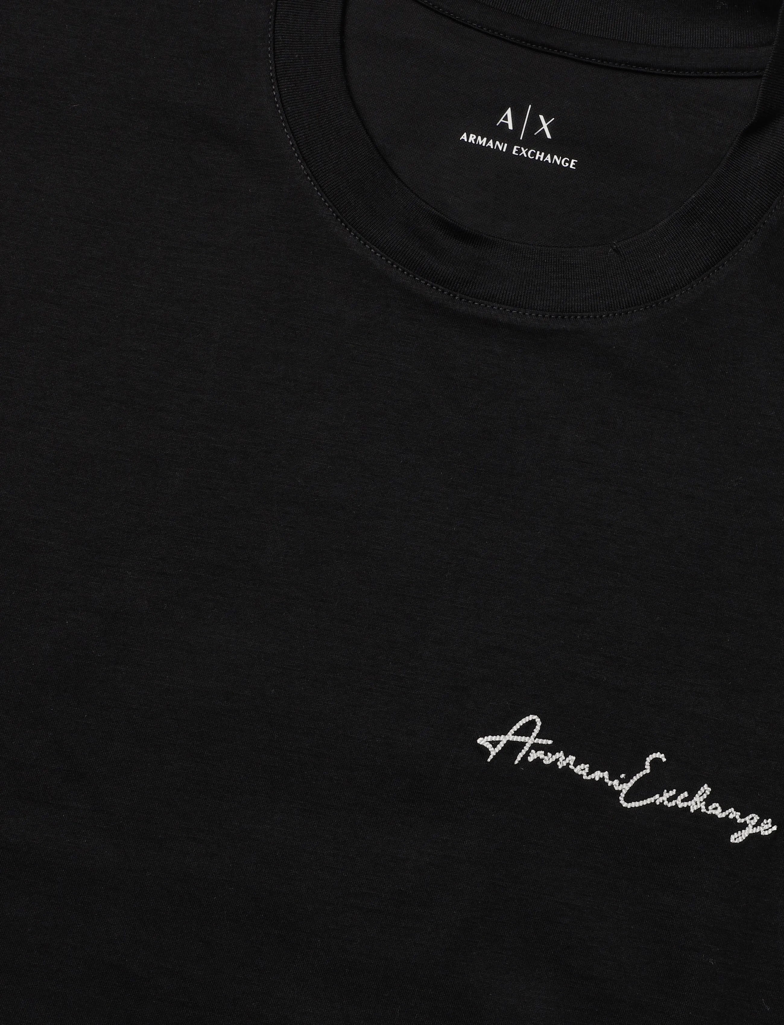 Armani Exchange - T-SHIRT - kortærmede t-shirts - black - 5
