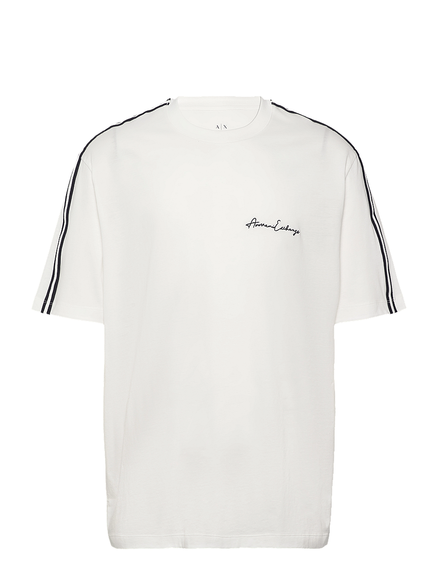 Armani Exchange - T-SHIRT - kurzärmelige t-shirts - off white - 0