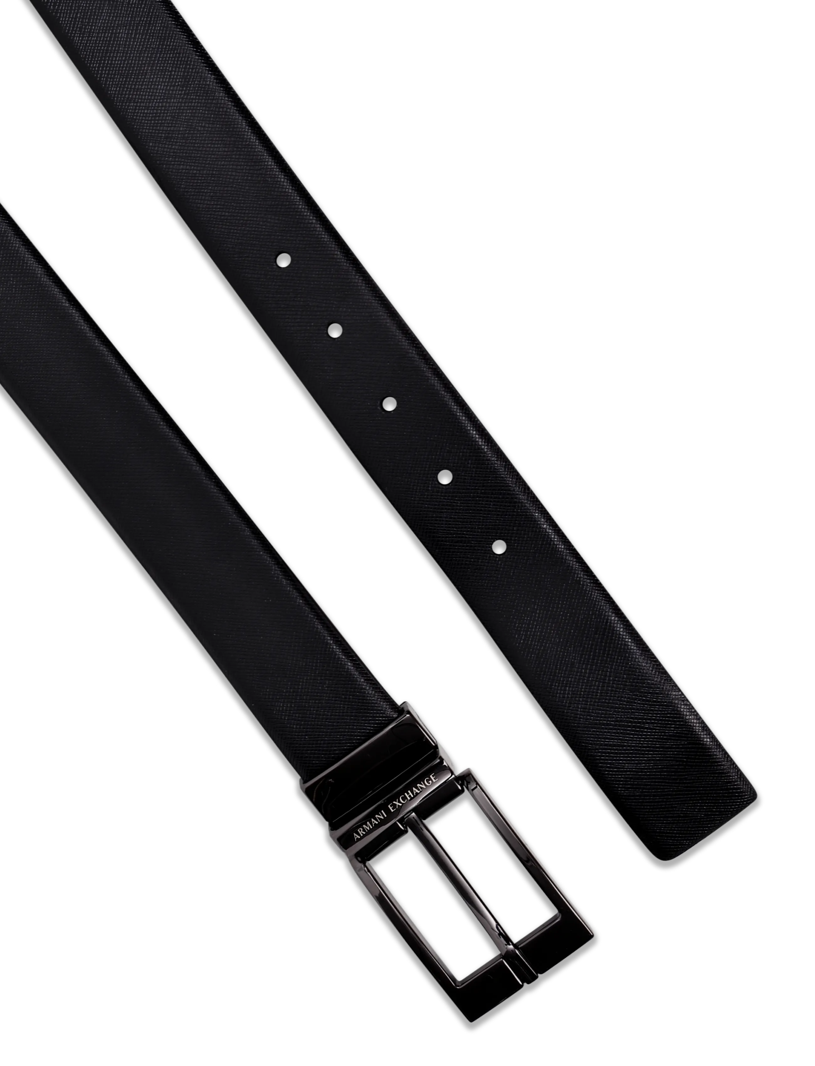 Armani Exchange - TONGUE BELT - black/dark brown - 1