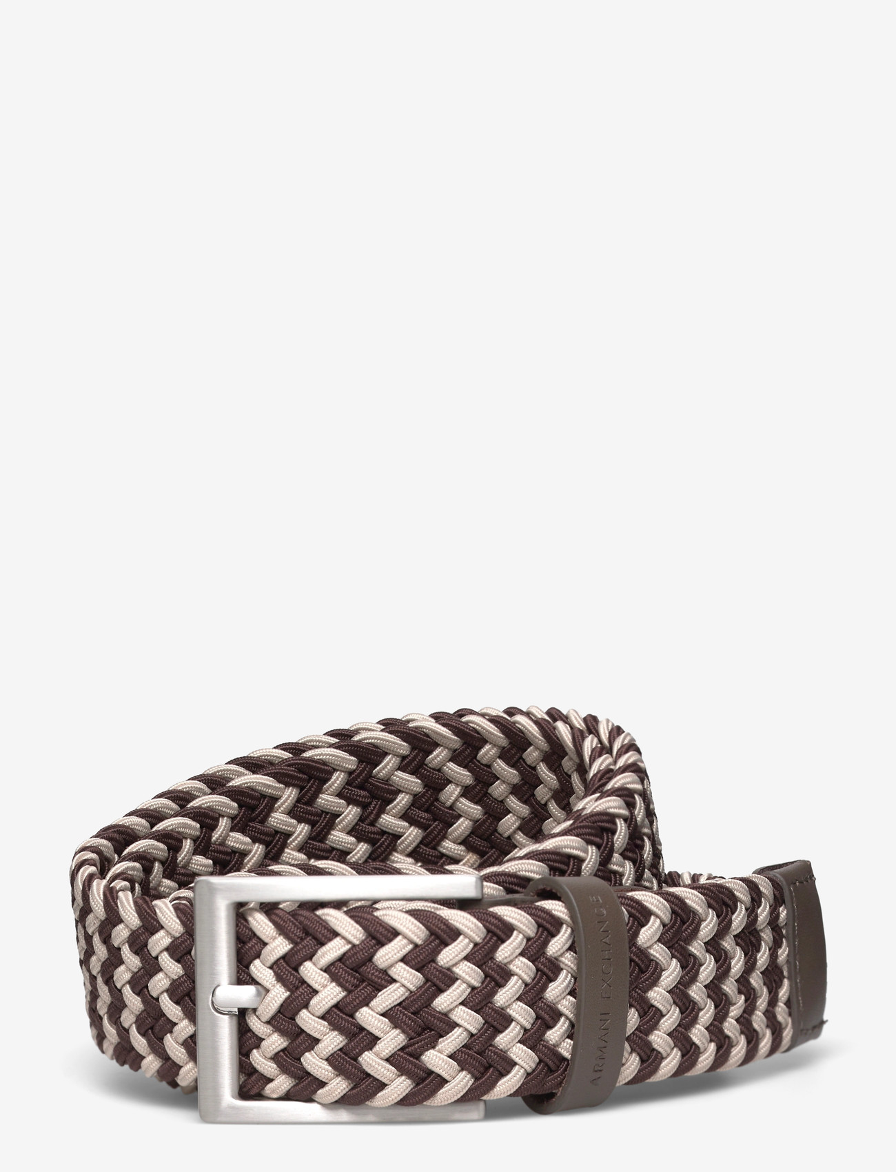 Armani Exchange - TONGUE BELT - klassikalised vööd - major brown/cream - 0
