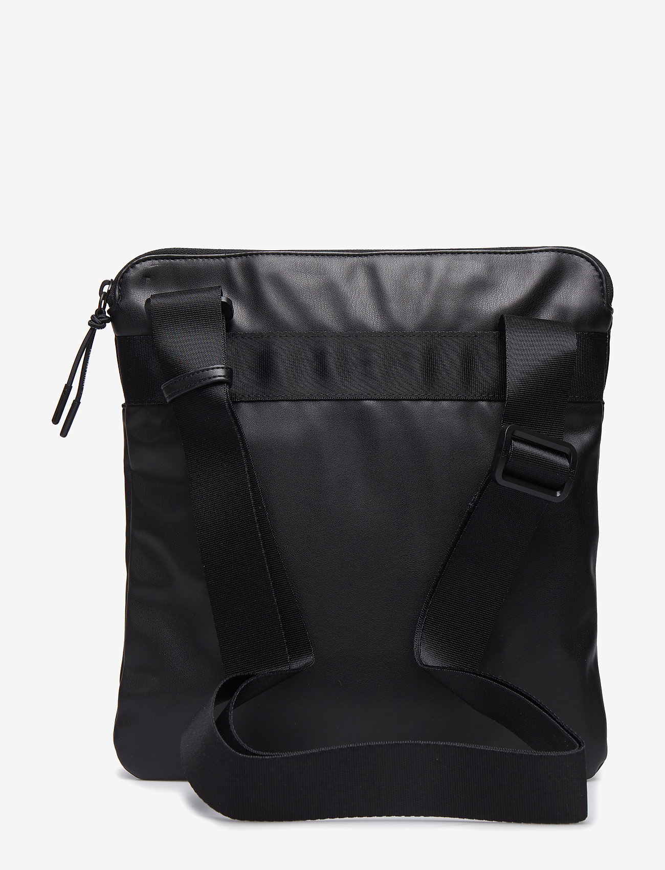 Armani Exchange - MAN PVC/PLASTIC MESSENGER BAG - black/gun metal - 1