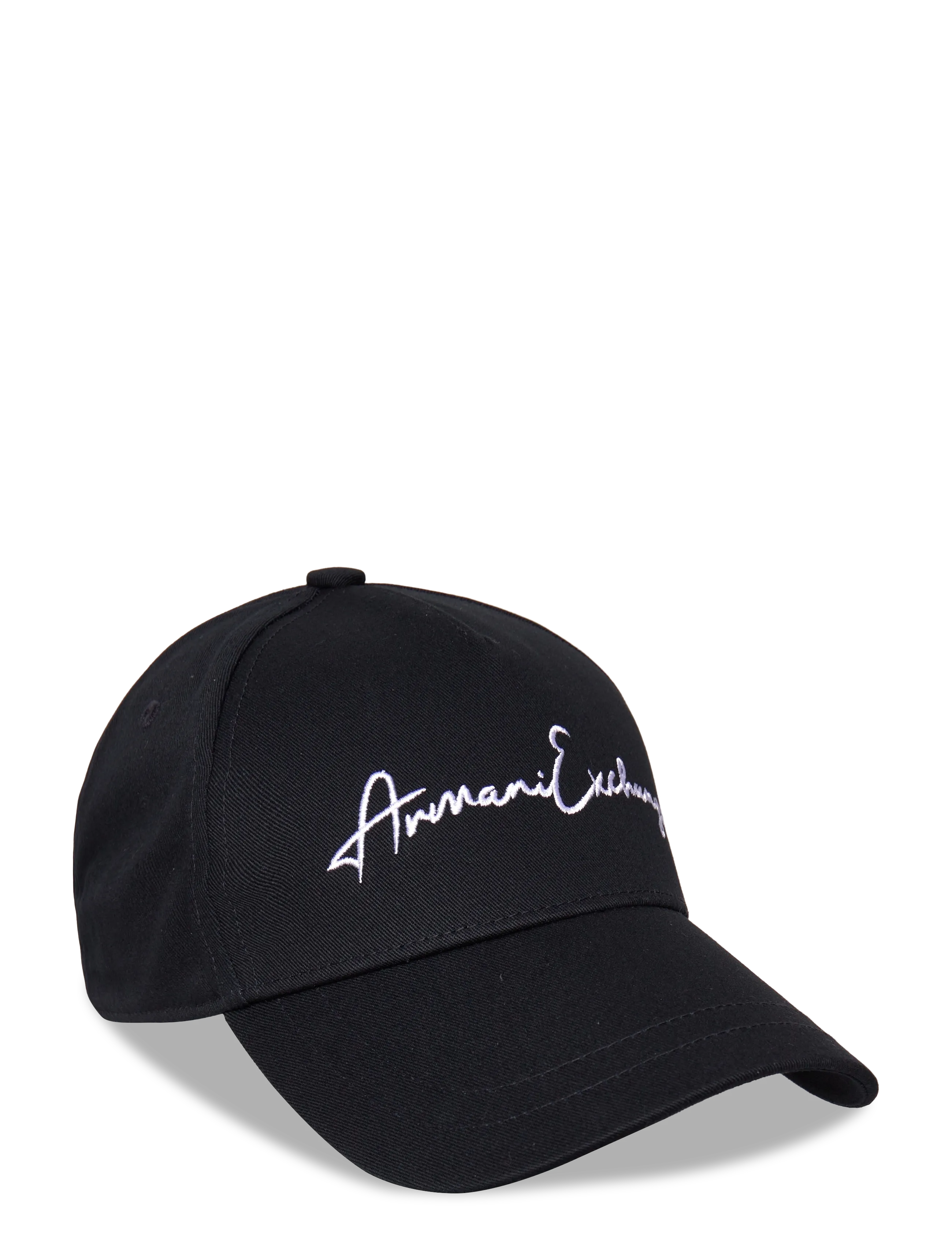 Armani Exchange BASEBALL HAT - Accessories - NAVY/OPTICAL WHITE / black