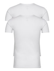 Armani Exchange - MEN'S 2PACK T-SHIRT - basic t-shirts - bianco/bianco - 1