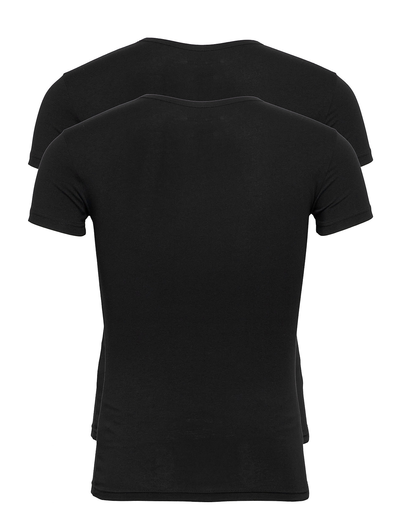 Armani Exchange - MEN'S 2PACK T-SHIRT - laisvalaikio marškinėliai - nero/nero - 1