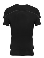 Armani Exchange - MEN'S 2PACK T-SHIRT - basic t-shirts - nero/nero - 1