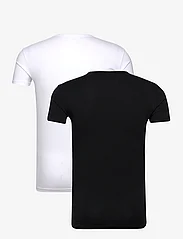 Armani Exchange - MEN'S 2-PACK T-SHIRT - laisvalaikio marškinėliai - 42520-black/white - 1